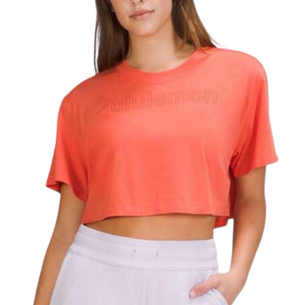 Lululemon All Yours Cropped Graphic T-Shirt